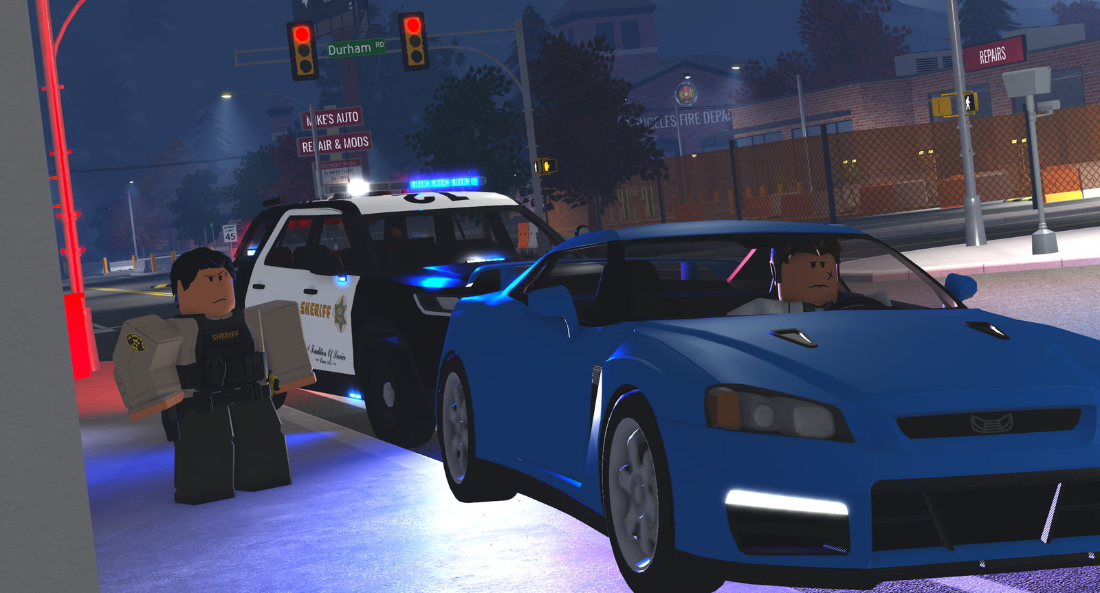 LASD deputies on patrol